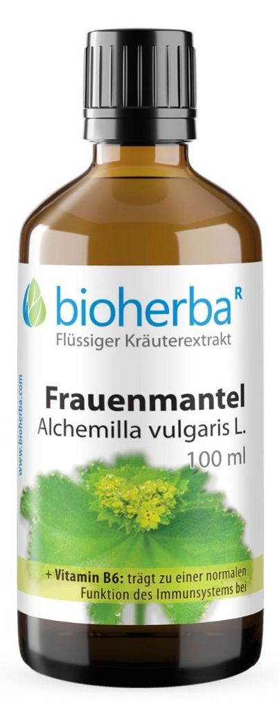 Bioherba Frauenmantel Alchemilla vulgaris L. Tropfen Tinktur 100 ml