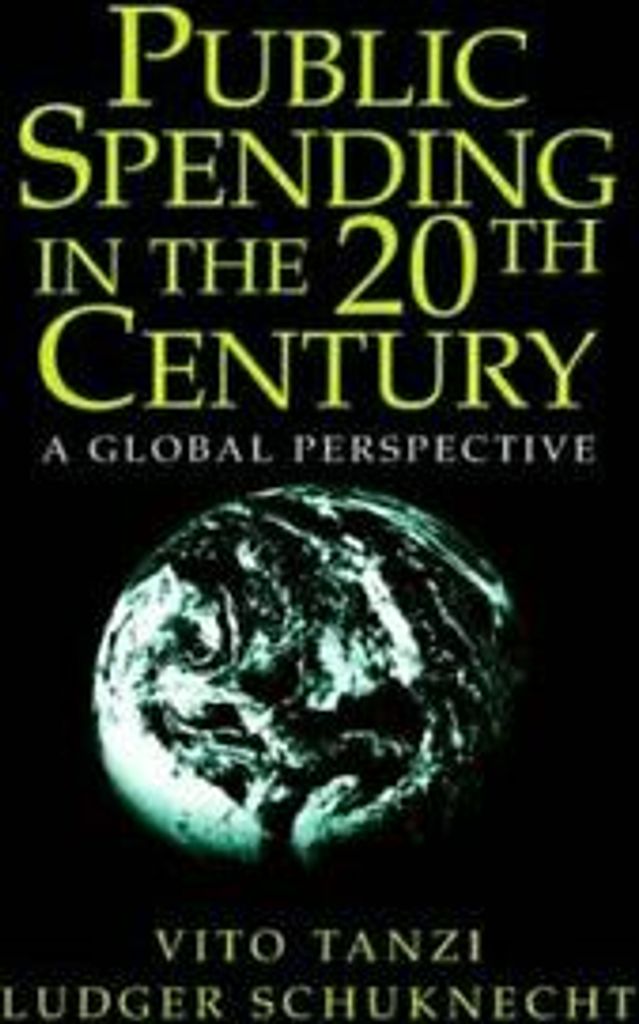 Public Spending in the 20th Century: A Global Perspective.by Tanzi, Vito New.