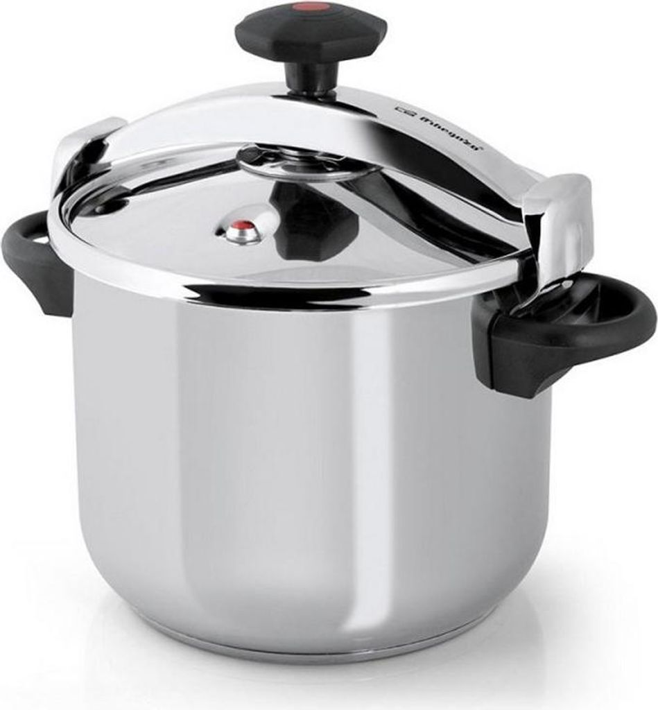 Orbegozo HPL 6070, 6 l, Keramik, Gas, Halogen, Induktion, Versiegelte Platte, Edelstahl, Edelstahl, Ergonomisch, Isoliert, Bakelit