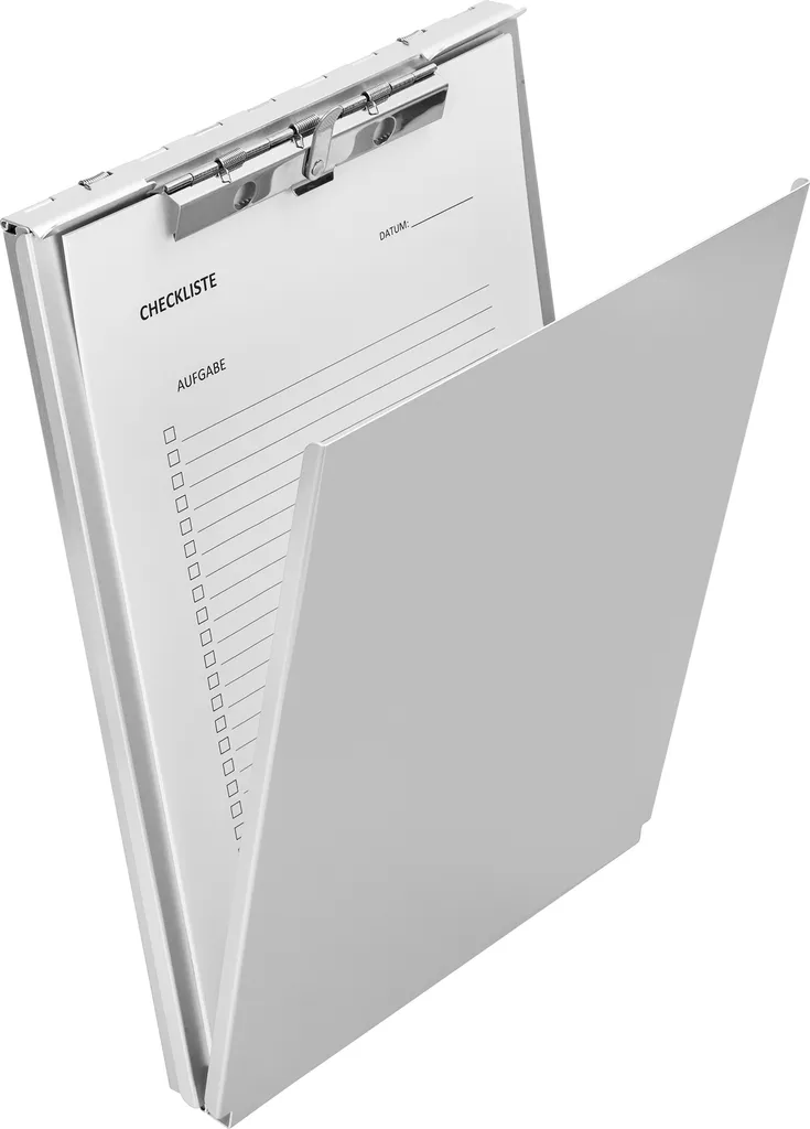 Porte-bloc A4 aluminium Läufer robuste avec compartiment et intercalaire - 4