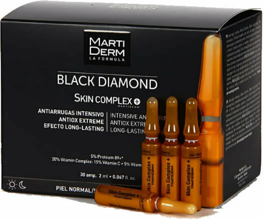 Sérum en Ampoules Visage Black Diamond Skin Complex MartiDerm - 30 Unités