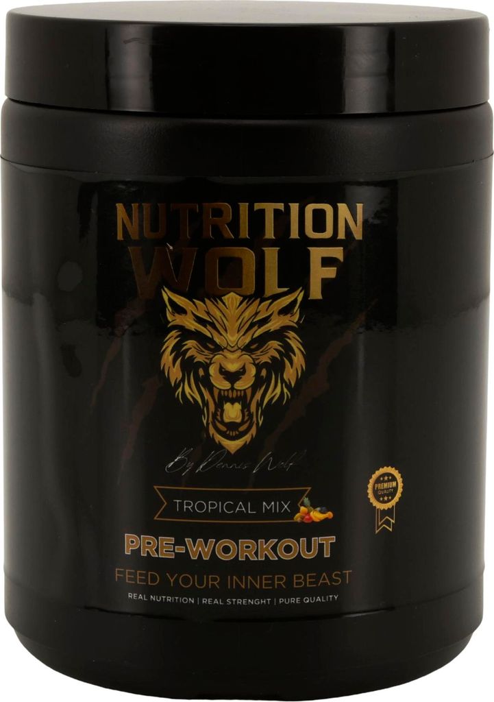 Nutrition Wolf Pre-Workout Stimulant 300 g – Kreatin, Koffein & Beta-Alanin -