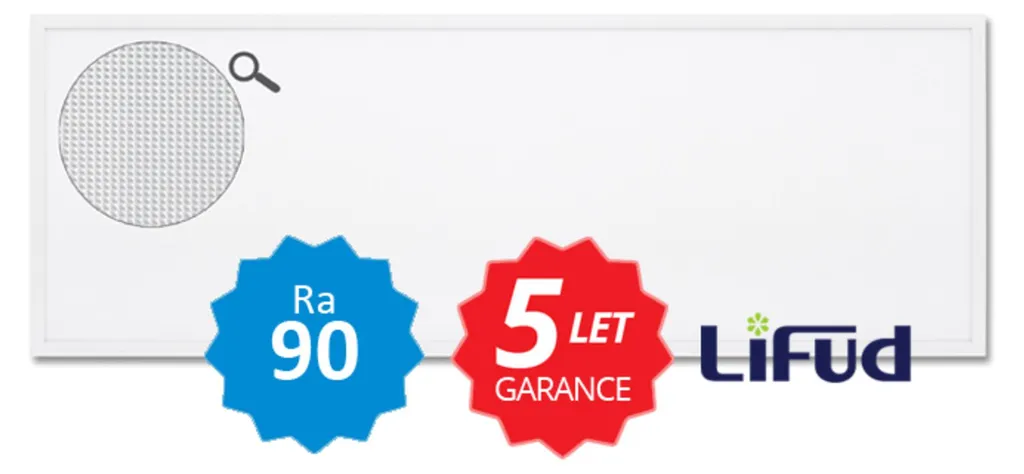 Panneau LED 120x30 Idéal pour Bureau et Commerce 45W 4000K Blanc