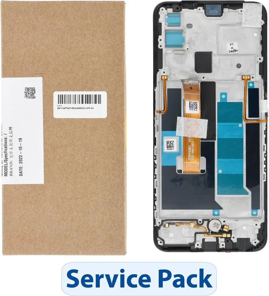 Ecran LCD Realme 7 5G Service Pack 4909261 - Dalle Originale de Rechange