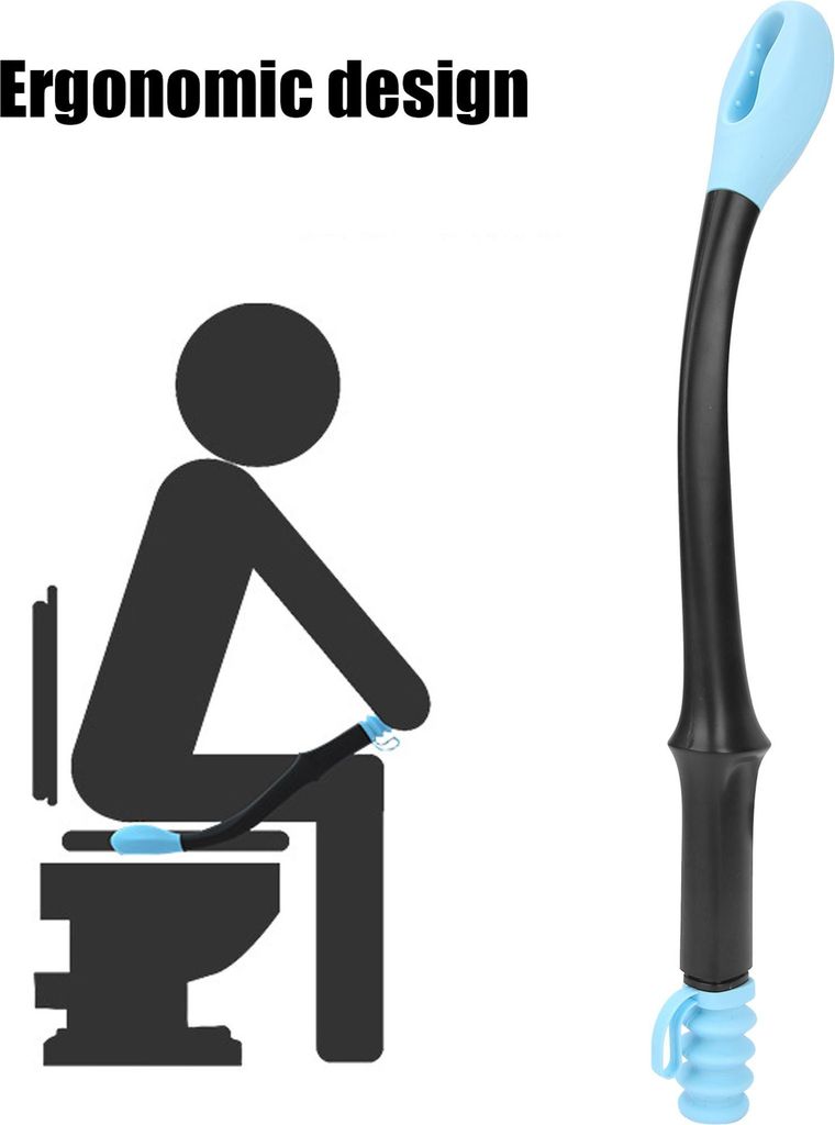Langstielige Selbst-Wischhilfe - Komfortabler Produktbild 