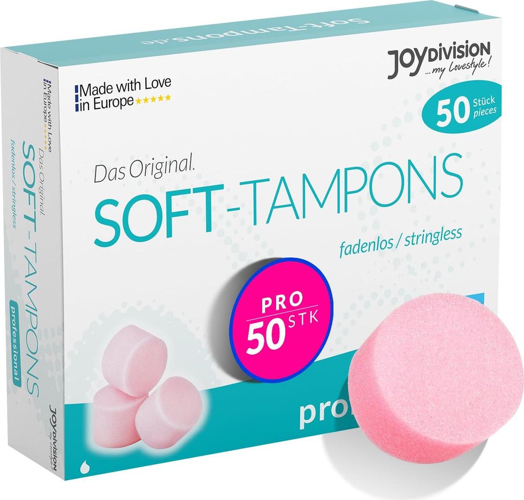 JOYDIVISION Soft-Tampons professional | 50 Stück | Produktbild 
