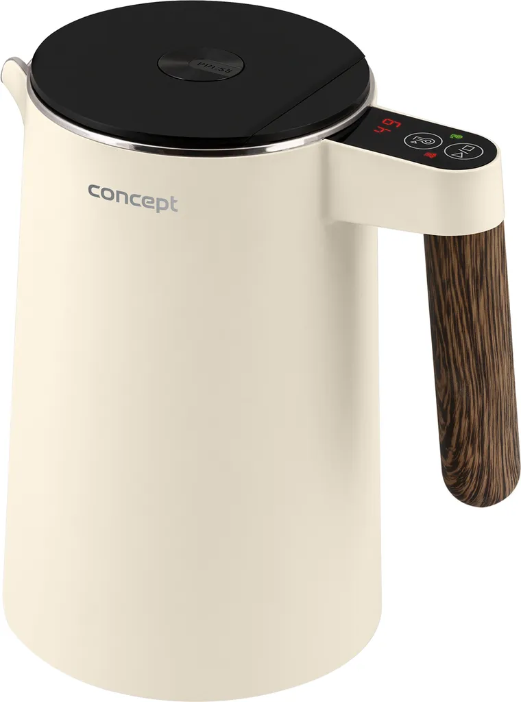 Bouilloire électrique Concept RK3304 Design Scandinave Vanille 1,5 L