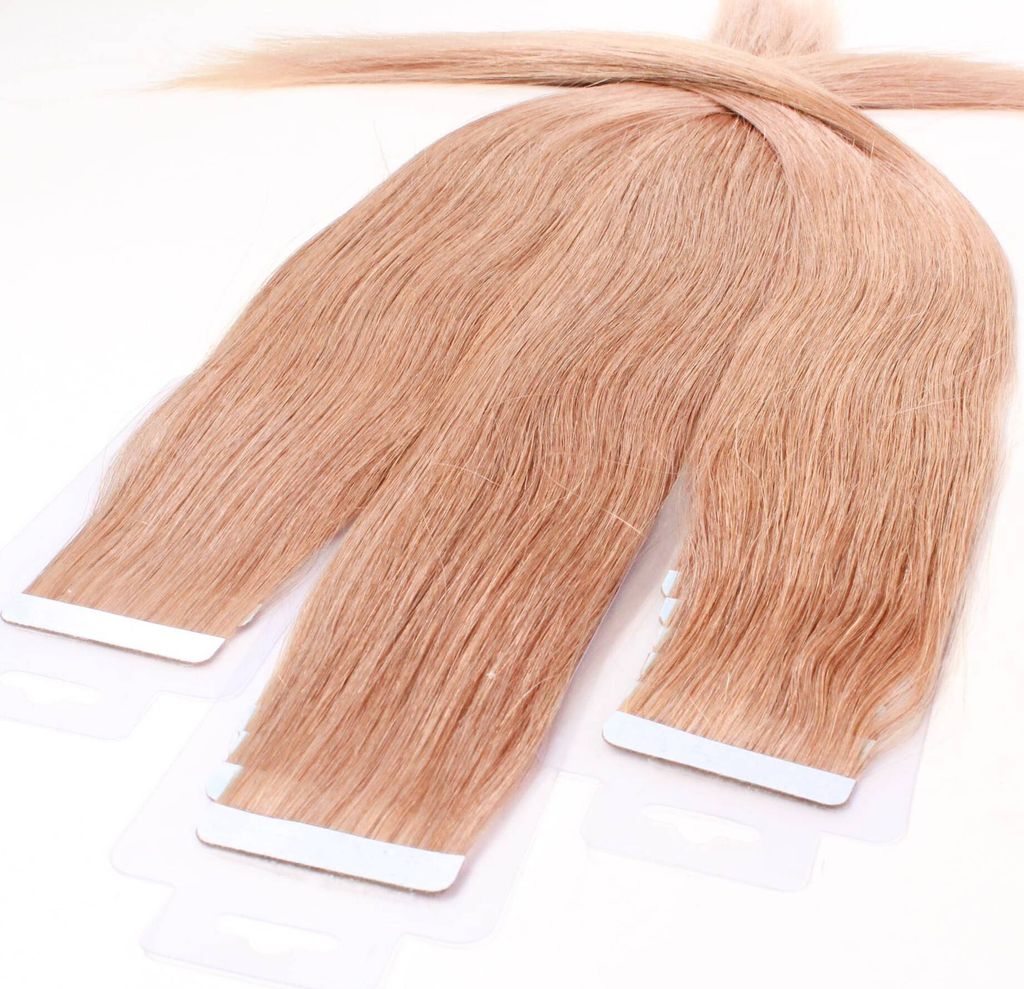 hair2heart Tape Extensions Echthaar glatt - 10 Tapes 2.5g Produktbild 