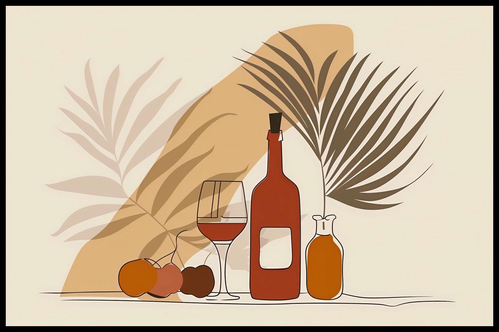 Plakat 86,4x56,8cm Winko unter Palmen