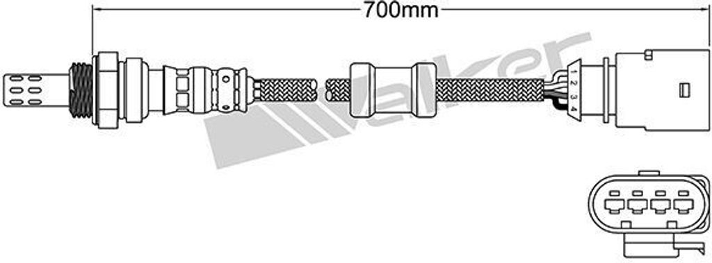 VEGAZ Lambdasonde für VW Golf V Schrägheck (1K1) ULS-651