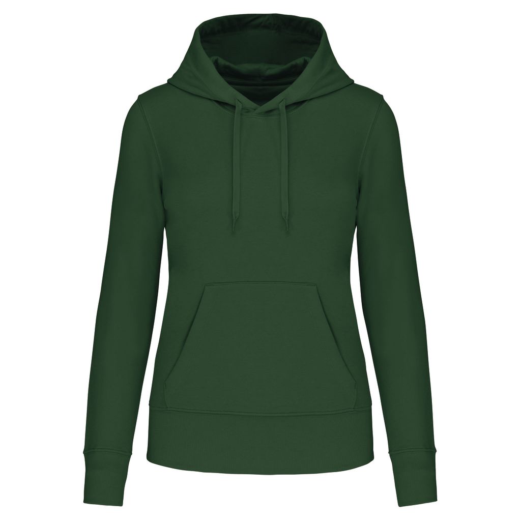 Kariban Damen Hoodie Classic Hooded Kapuzenpullover Kapuzensweatshirt, Größe:XS, Farbe:Forest Green