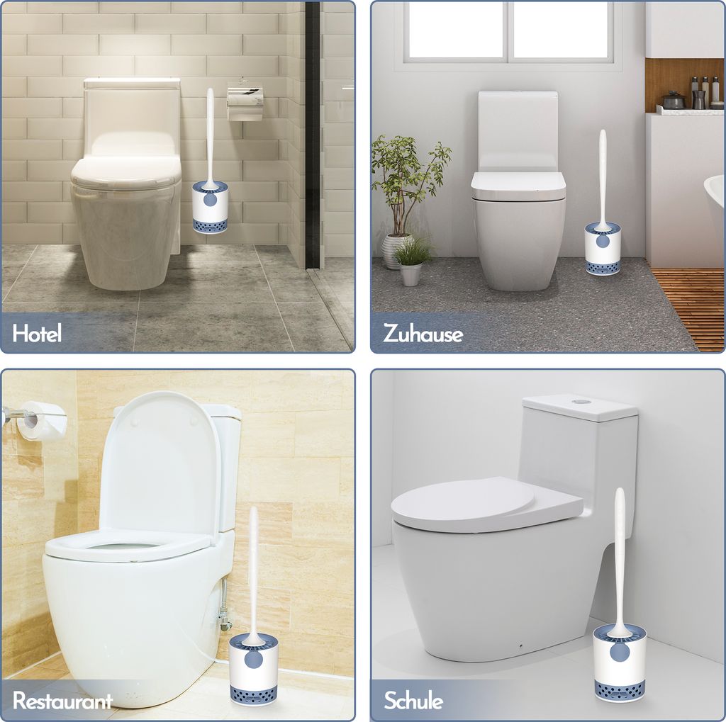 Homewit WC-Bürste, WC-Reinigungsbürste, Klobürste, Produktbild 7