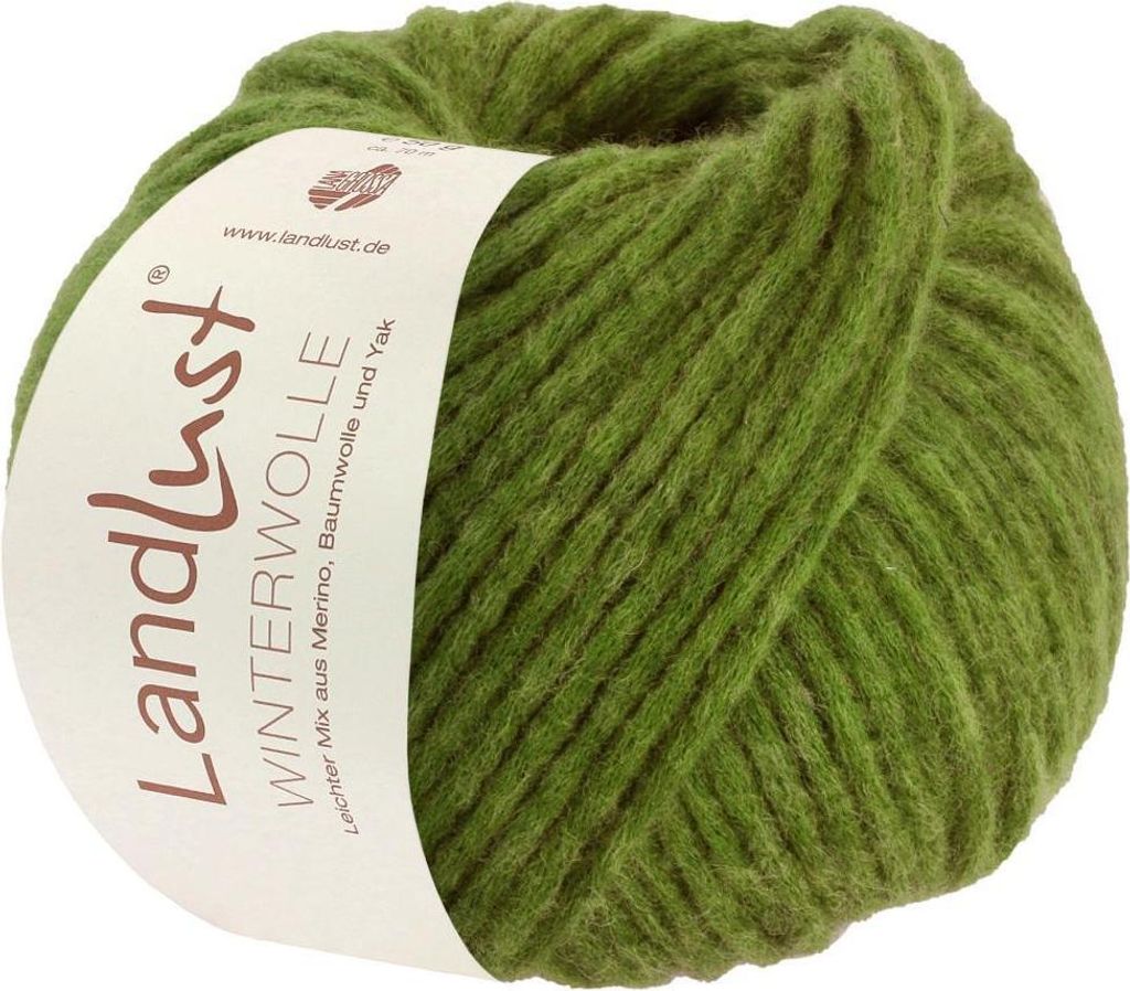 Lana Grossa - Landlust Winterwolle 0036 apfelgrün meliert Produktbild 