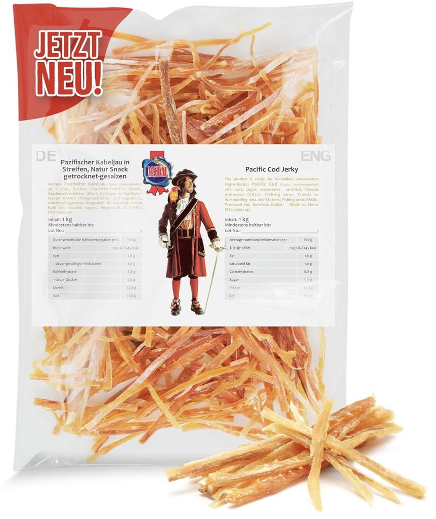 Kabeljau gesalzen Natur 1kg Produktbild 