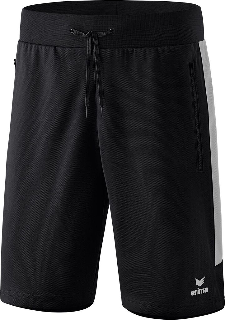 Erima SQUAD shorts without inner slip black/silver grey 128