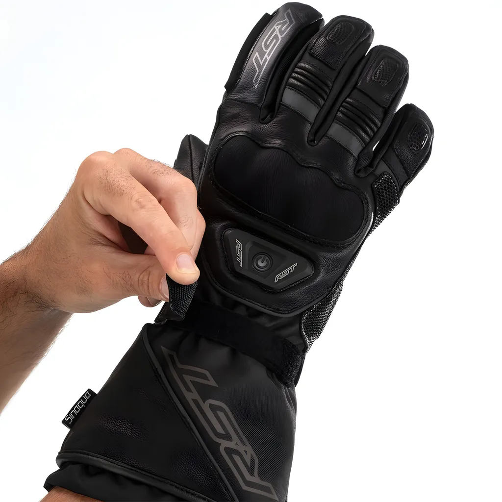 Fini les Mains Gelées à Moto : Gants RST Paragon 6 Chauffants Noirs L