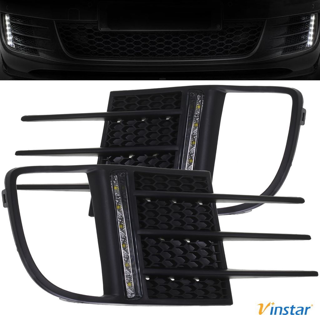 Vinstar LED Tagfahrlicht DRL kompatibel mit VW GOLF 6 VI GTI GTD ab 2009