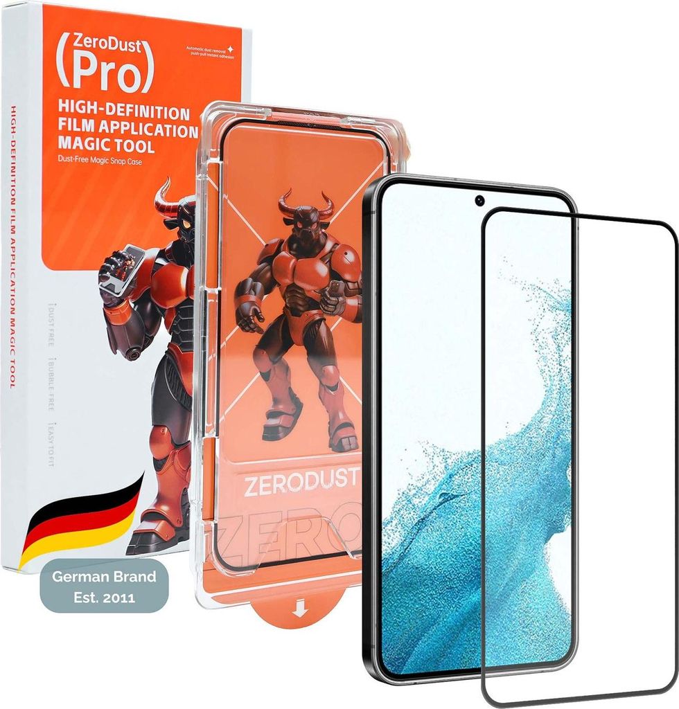 Cadorabo Panzer Schutz Glas für Samsung Galaxy S22 Schutzfolie in Ultra-Klar Hüllen freundlich - Gehärtetes (Tempered) Glas Dipslayschutz Folie ...