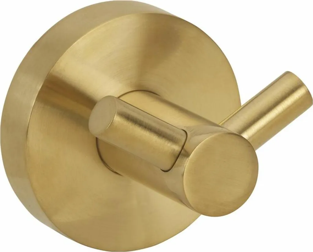 Sapho X-Round XR202GB Oro Opaco: Gancio Doppio Bagno Design Lusso