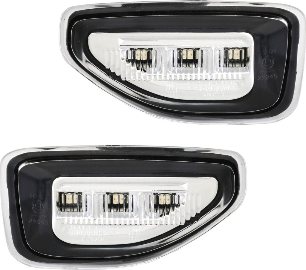 LED Seitenblinker Set für Dacia Duster 2 2018- Blinker Schwarz Chrom Eagle Eyes