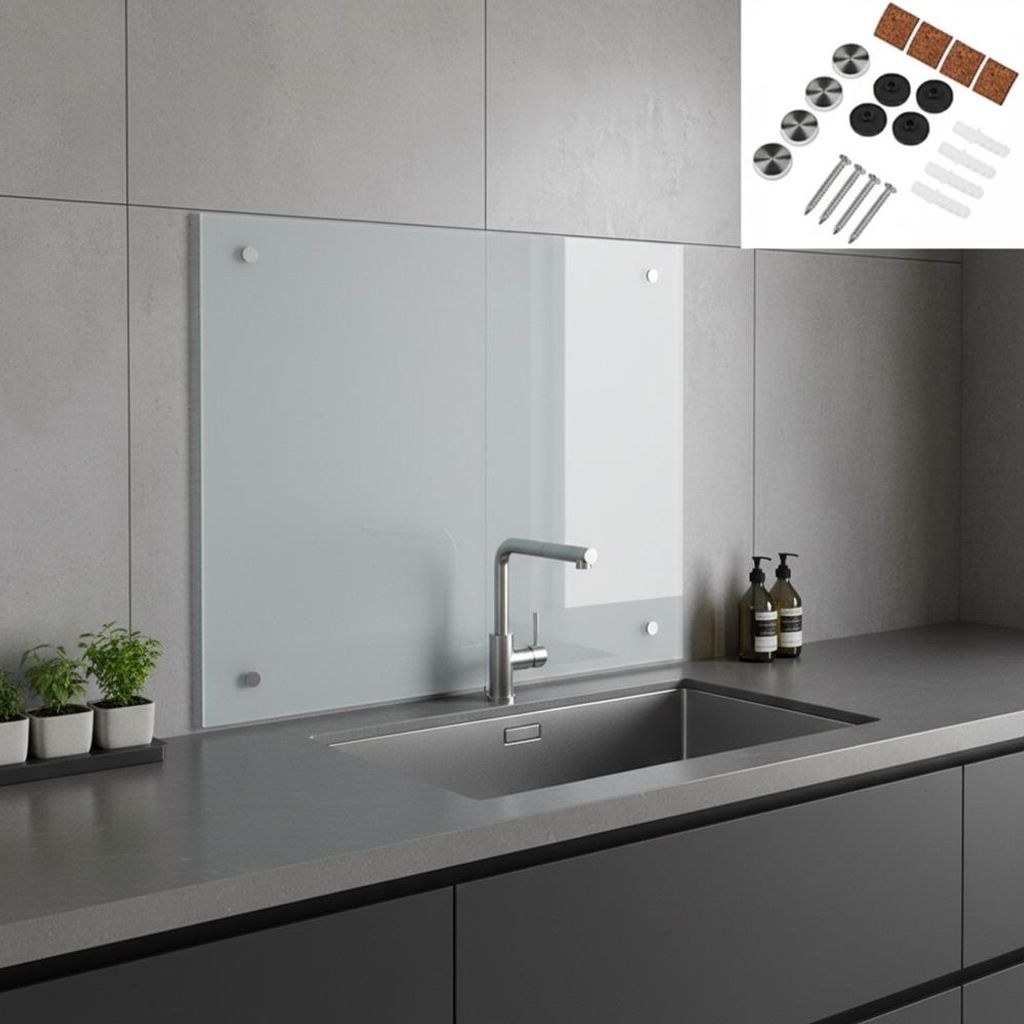 Chlapacz kuchenny 70x40cm chlapacz kafelkowy backsplash Zdjęcie produktu 
