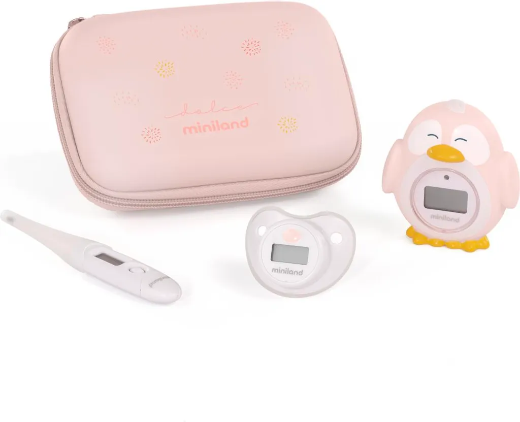 Miniland Dolce Thermomètre-set rose Taille unique pour Bébé et Enfant