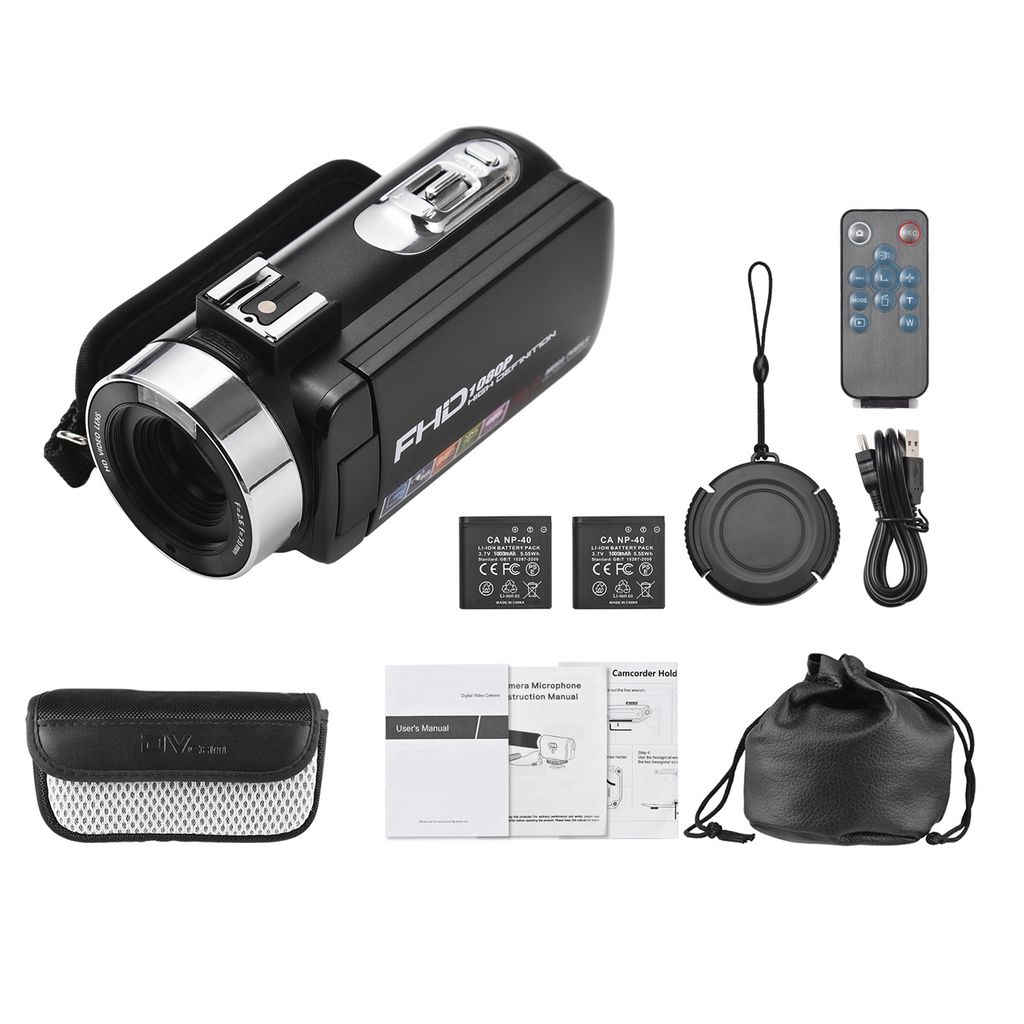 kamera DV 1080P, 30 MP, 18-krotny zoom cyfrowy, 3,0-calowy Zdjęcie produktu 