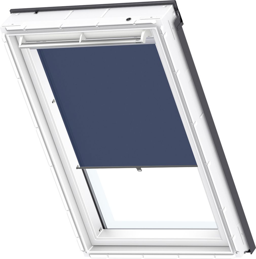 VELUX Original Sichtschutz-Rollo mit Haken (RHL), PK04, PK06, PK08, PK10, P04, P06, P08, P10, Dunkelblau