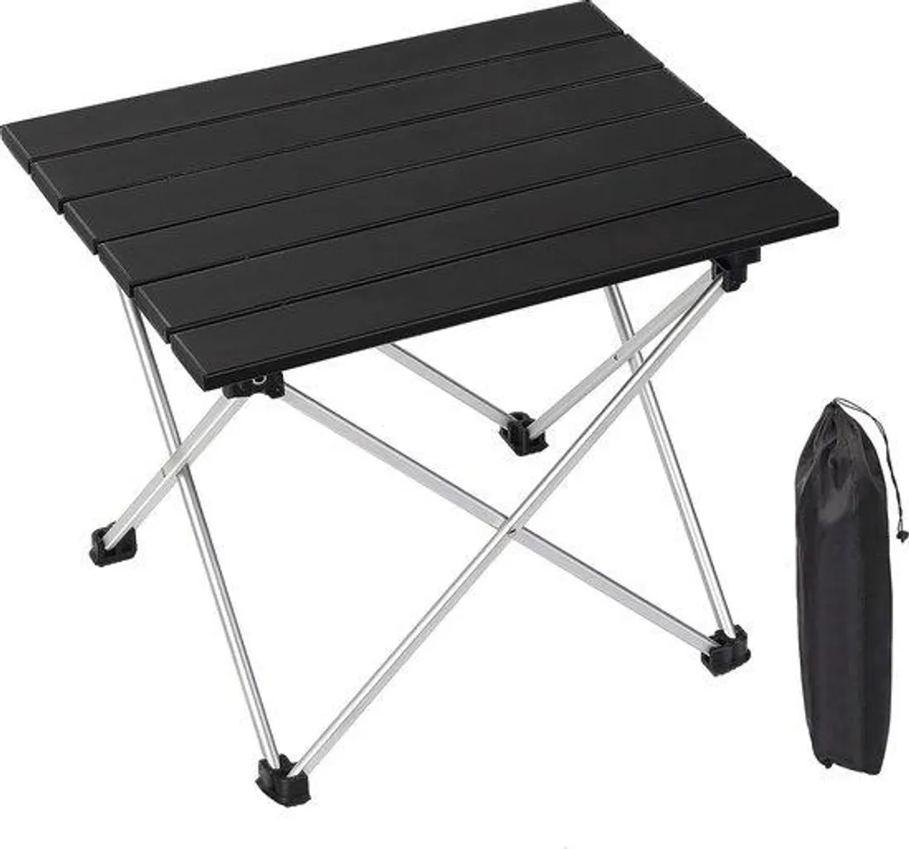 Petite table pliante de bivouac en aluminium pour randonnée et pêche