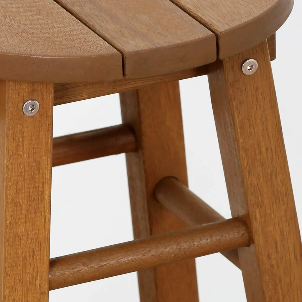 Tabouret de bar extérieur Tioman résistant aux intempéries et stable - 2