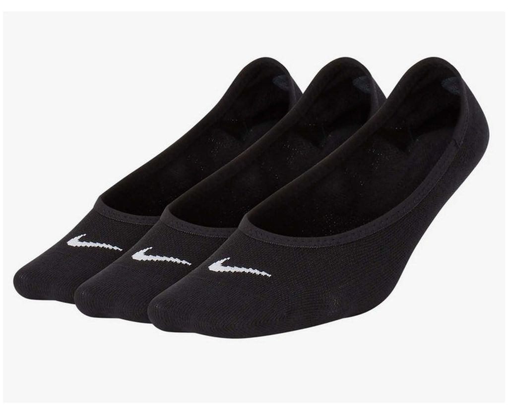 Nike Everyday Lightweight Damen Kurz-Socken (3 Paar) schwarz/weiß schwarz/weiß M