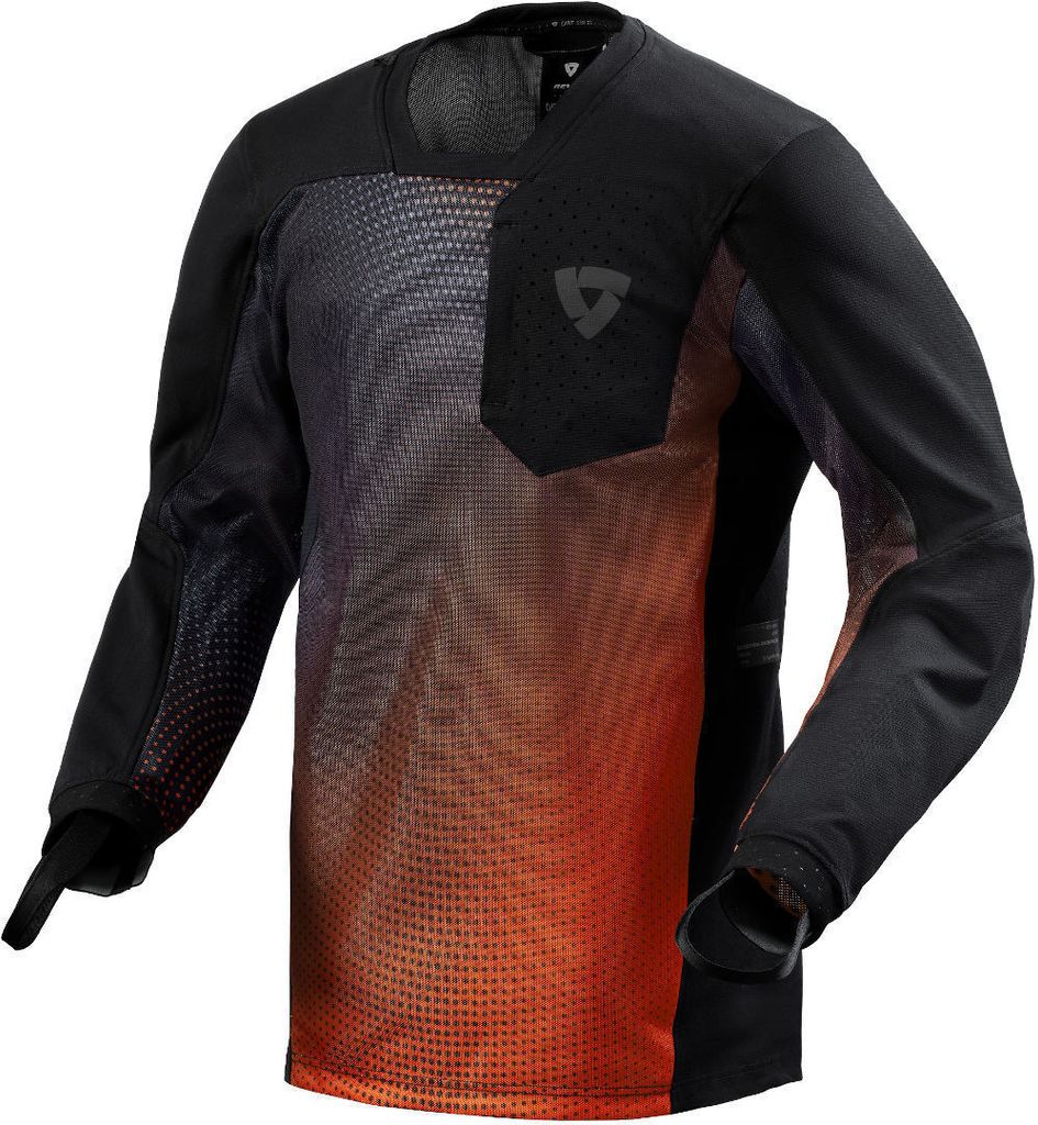 Revit Trailblazer Motocross Jersey, schwarz/rot, S
