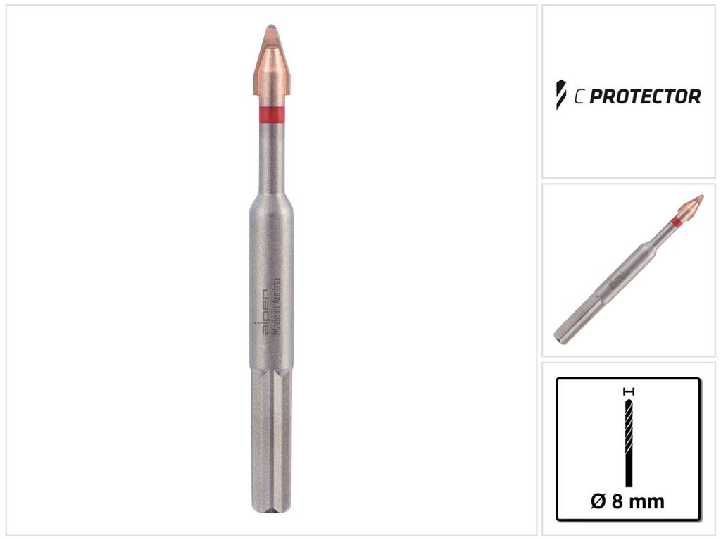 Alpen C Protector Spezialbohrer Feinsteinzeug Fliesenbohrer Produktbild 