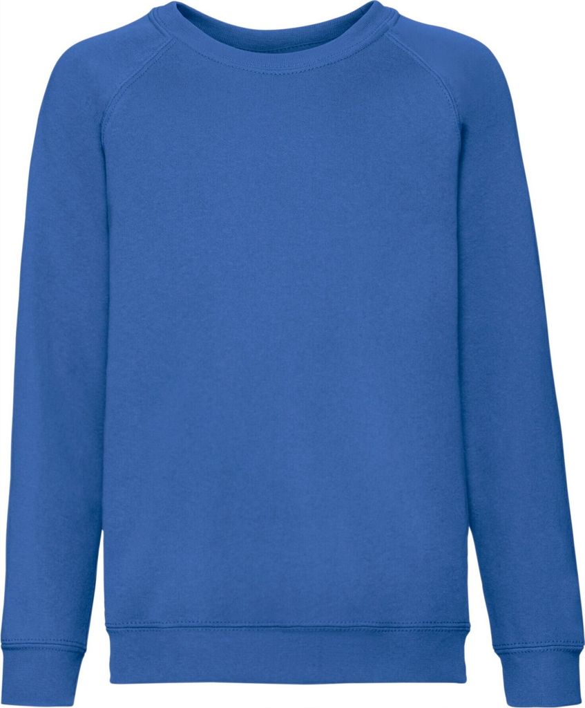 Fruit of the Loom - "Classic" Sweatshirt für Kinder Raglanärmel RW9655 (152-158) (Königsblau)
