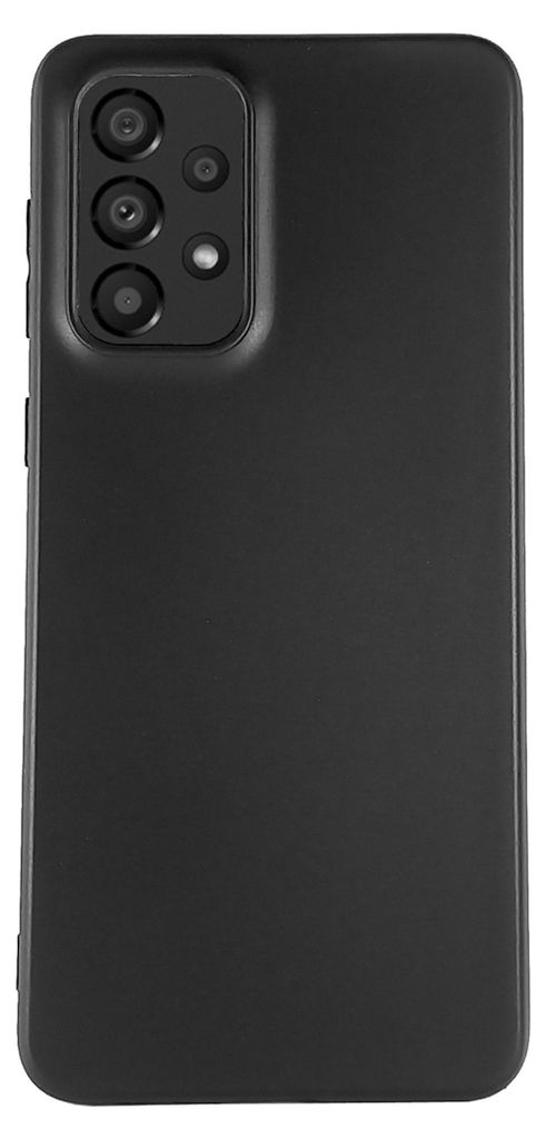 SCHWARZ TPU Silikon Matt Hülle für Samsung Galaxy A33 5G Handy Case Cover Bumper Etui Handyhülle Schutzhülle Backcover