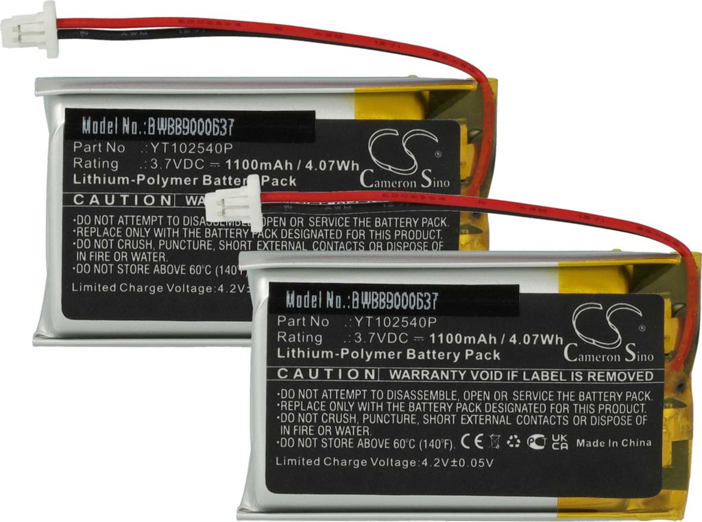 vhbw 2x Akku kompatibel mit Sena 30K, 30K SP46, 50S Produktbild 