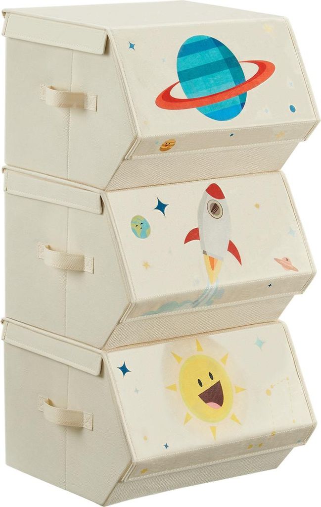 Aufbewahrungsbox-Set (3-teilig) für Kinder