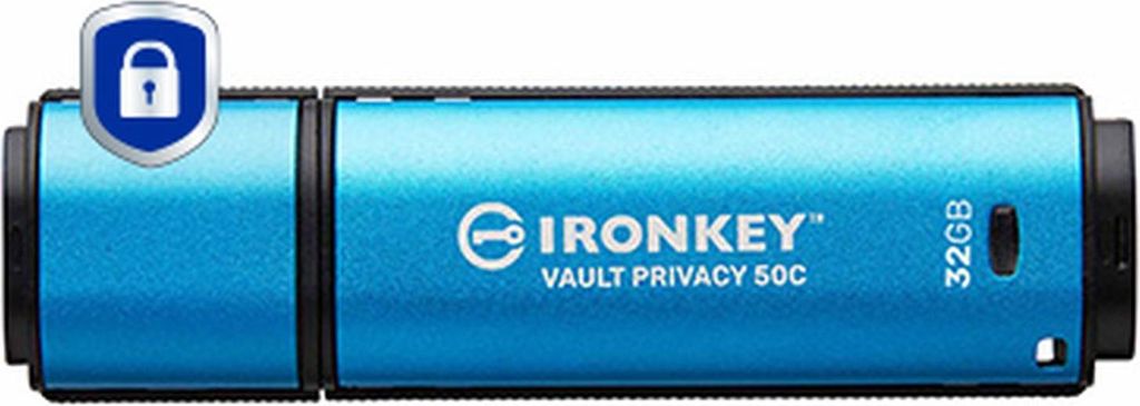 Kingston Ironkey Vault Privacy 50c Usb 32gb Taa Compliant Usb-stick One Size