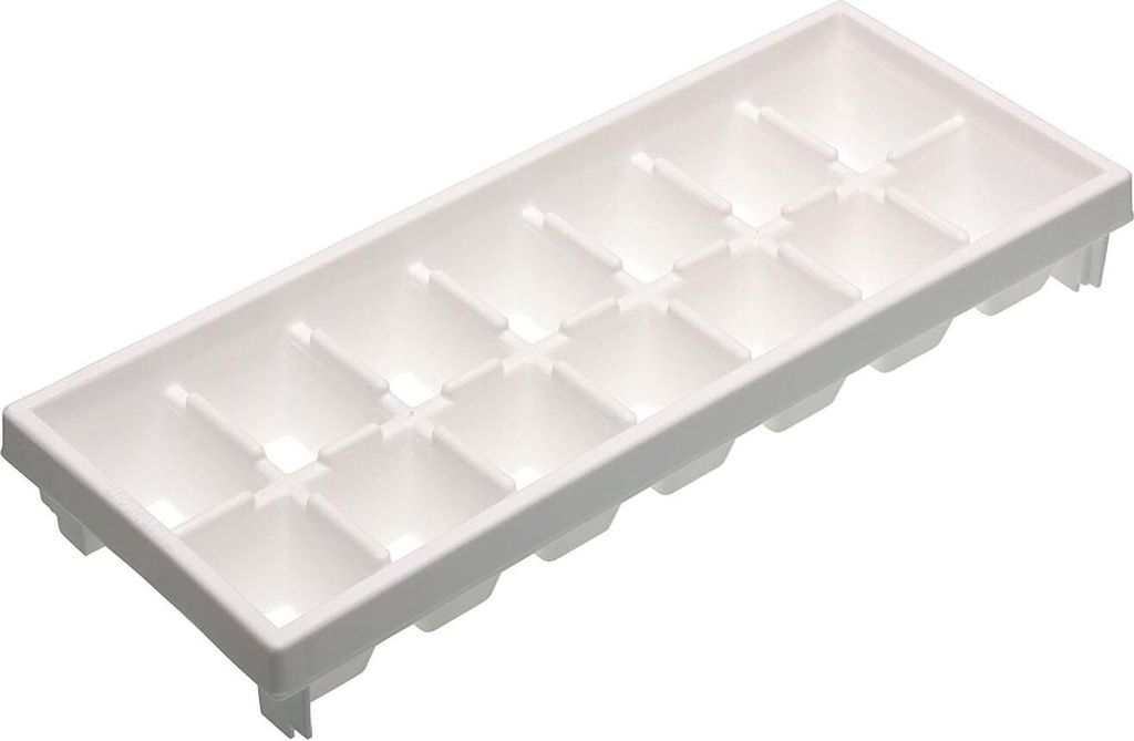 Bar Craft Eiswürfelschale de mit einer flexiblen und leicht zu entformenden Form de, de Kunststoff, weiß, 32 x 12 cm