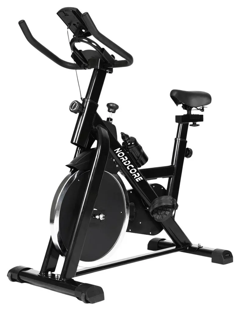 Vélo de spinning Nordcore Core 1300 avec roue d'inertie fluide et cadre robuste