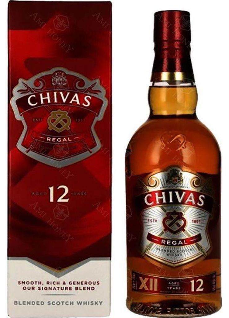 Chivas Regal Whisky 1000 ml in einer Schachtel Produktbild 