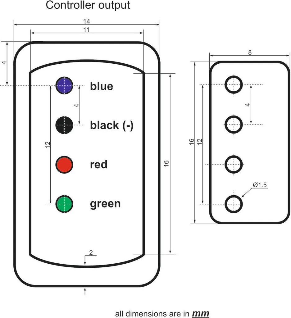 Eurolite Controller Basic pour LED Neon Flex 230V Slim RGB - Contrôleur - 5