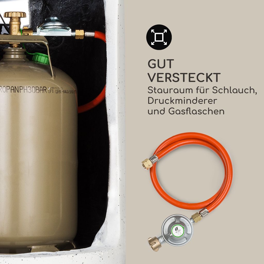 Blumfeldt Crete Gas-Feuerstelle, 13 kW Wärmeleistung, Produktbild 6