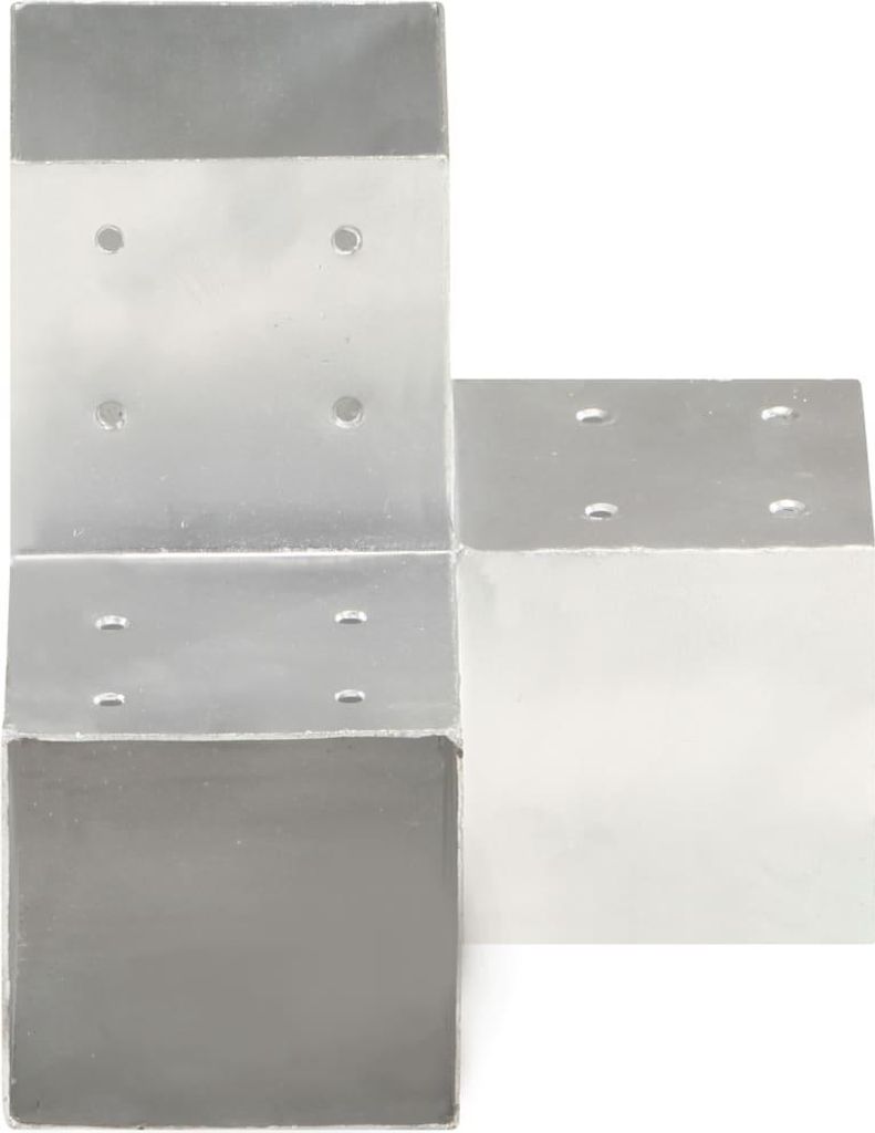 vidaXL Pfostenverbinder Y-Form Verzinktes Metall 101 x 101 mm