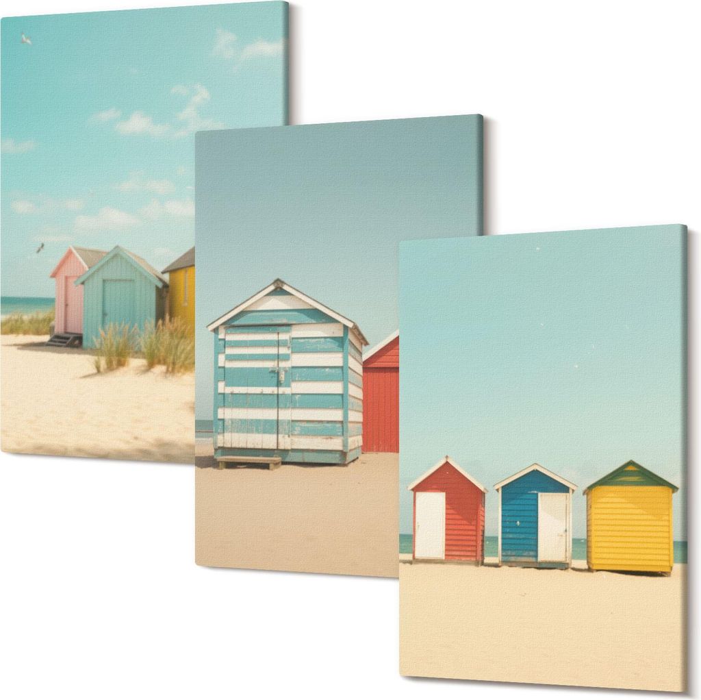 Leinwandbilder – Wandbilder – Leinwandbild – Canvas Bild – Polycanvas – Kunstdruck – – Modern – Aufhängefertig – Mehrteilig – ...