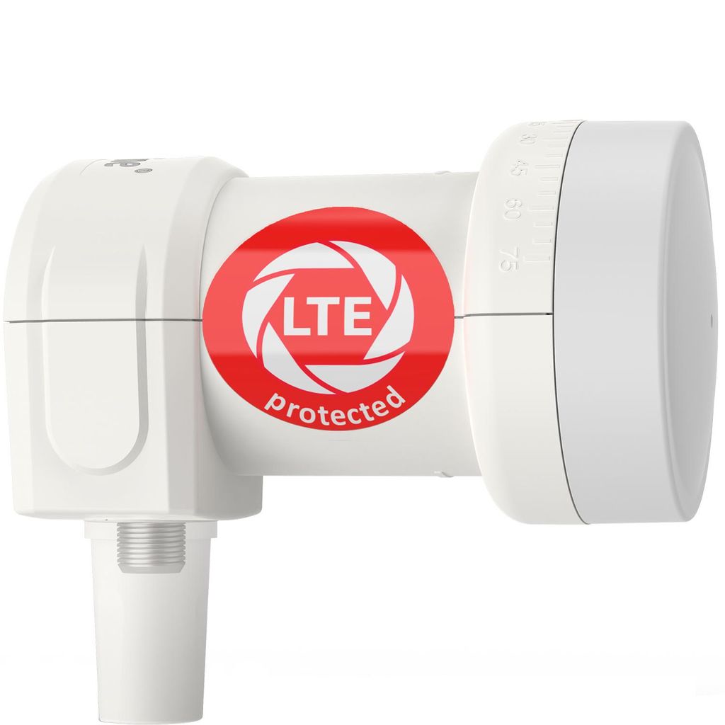 DUR-line +Ultra Single LNB - 1 Teilnehmer weiß - mit Produktbild 