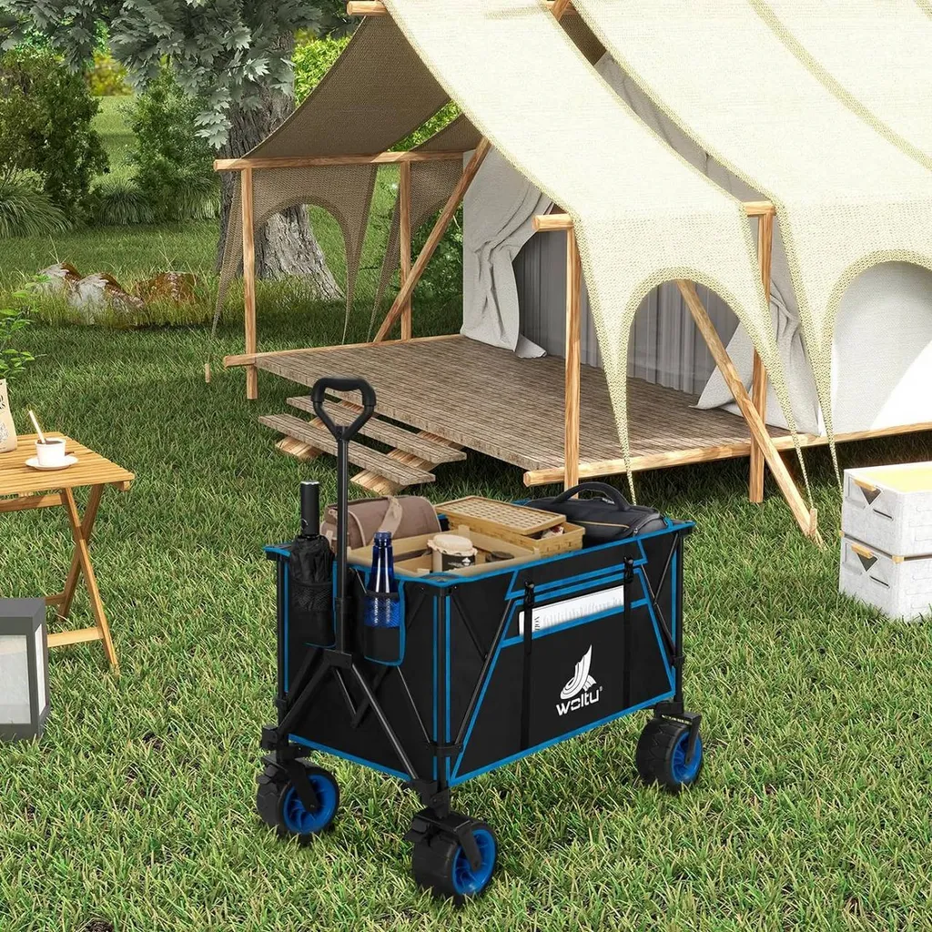 Chariot de transport grande capacité Rootz Ultimate - Pliable et solide