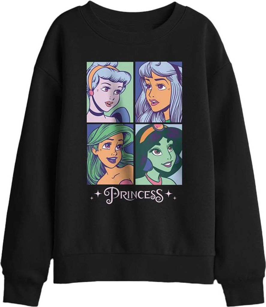 Disney Princess - Sweatshirt für Kinder TV29367 (152-158) (Schwarz)