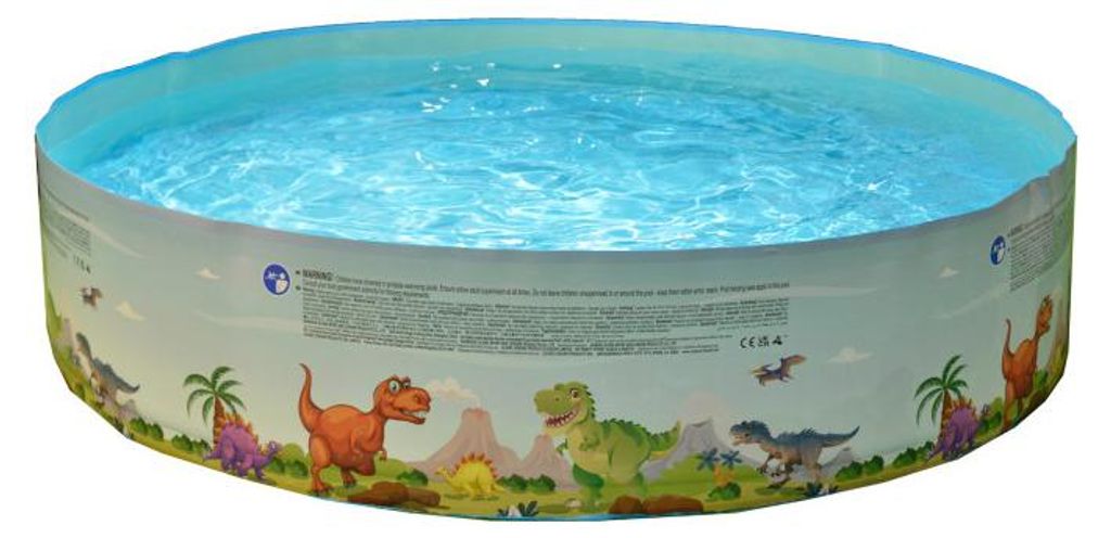SunClub 51507 Kinderpool mit Dinosauriern, 180 x 40 cm Produktbild 