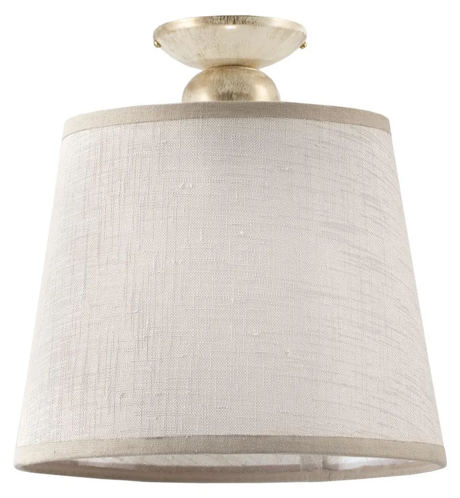 Suspension KAMELIA écru Jupiter en tissu E27 41x38 cm style scandinave